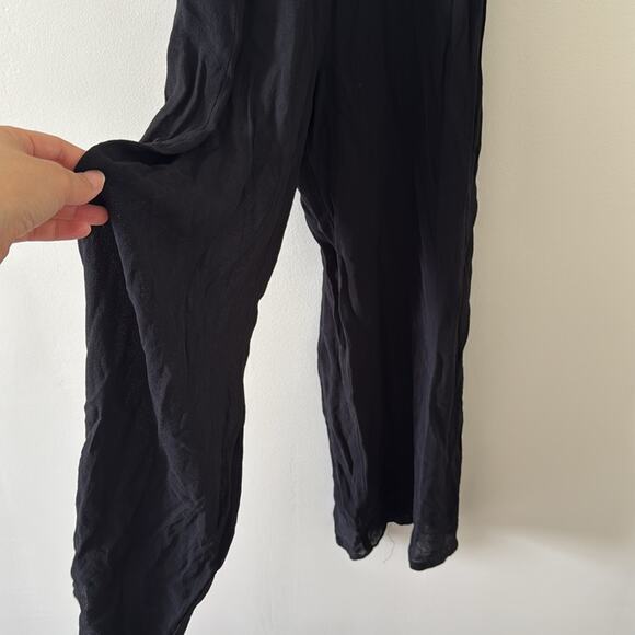 Reformation Fergie Cut Out Black Jumpsuit Size 6 - Picture 6 of 10